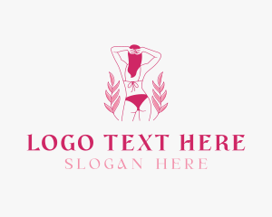 Dermatology - Bikini Fashion Swimwear logo design