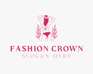 Bikini Fashion Swimwear logo design