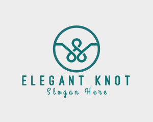 Modern Fashion Knot logo design