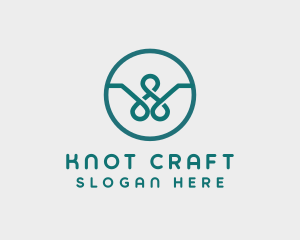 Modern Fashion Knot logo design