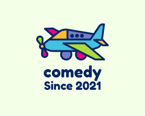Colorful - Colorful Toy Airplane logo design