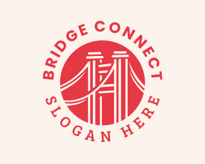 Bridge - Red Bridge Infrastructure logo design