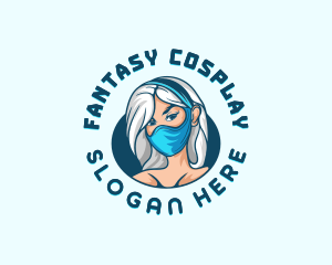 Cosplay - Gamer Woman Avatar logo design