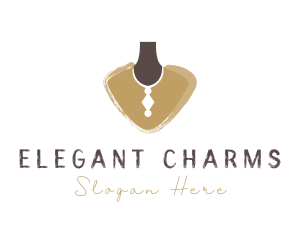 Luxe Necklace Jeweler logo design