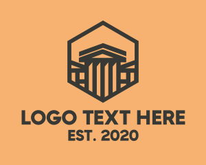 Greek - Greek House Column logo design