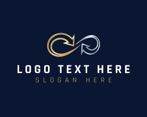 Import - Arrow Infinity Luxury Trading logo design