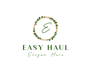 Leaf Wreath Garden logo design