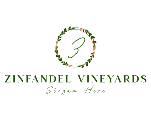 Leaf Wreath Garden logo design