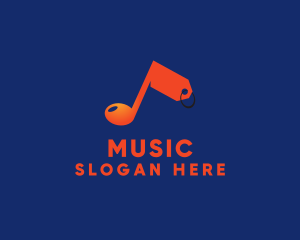 Music Price Tag logo design