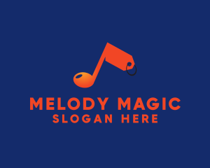 Music - Music Price Tag logo design