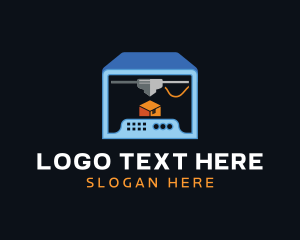 Technology - Printing Machine Technology logo design