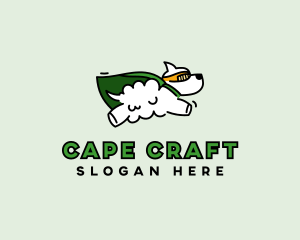 Cape - Pet Dog Hero logo design