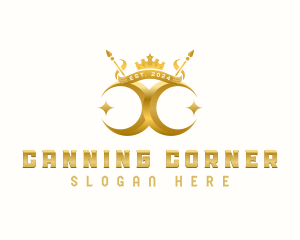 Jewelry Crown Letter C logo design