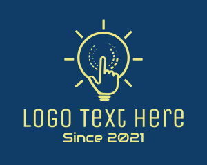 Light Bulb - Yellow Light Bulb logo design