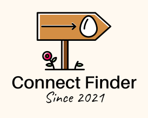 Finder - Wooden Direction Signage logo design