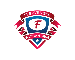 Festival - Party Festival Ribbon logo design