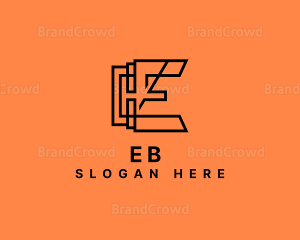 Geometric Company Firm Letter E Logo