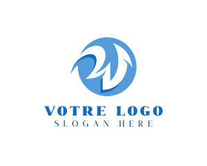 Letter W - Professional Gamer Letter W logo design