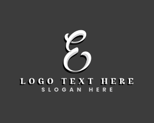 Vip - Elegant Cursive Typography logo design