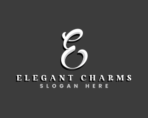 Elegant Cursive Typography logo design