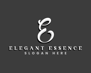 Elegant Cursive Typography logo design