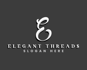 Elegant Cursive Typography logo design