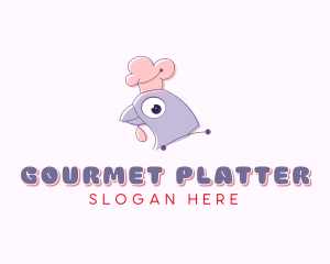 Chicken Gourmet Chef logo design