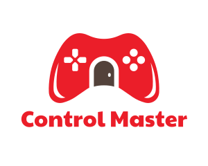 Controller - Joypad Controller Door logo design