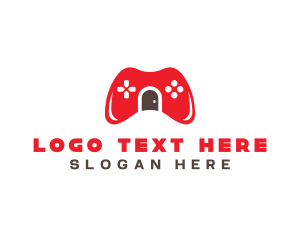 Gamer - Joypad Controller Door logo design