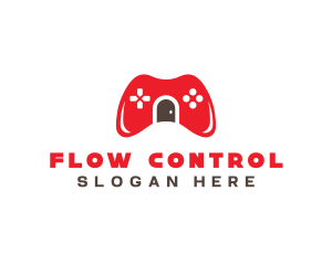 Joypad Controller Door logo design