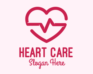 Cardiology - Heart Pulse Rate logo design