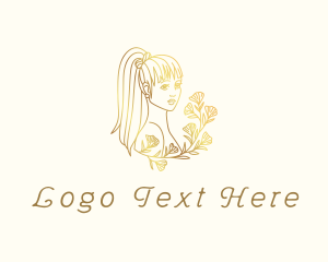 Woman - Gradient Beauty Spa logo design