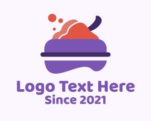 Bowl - Ice Cream Bowl Dessert logo design