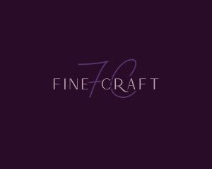 Upscale Feminine Brand logo design