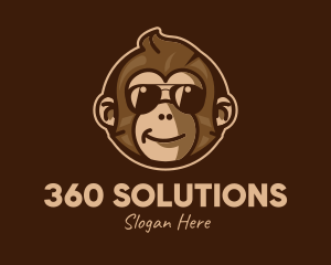 Cool Monkey Shades logo design