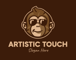 Cool Monkey Shades logo design