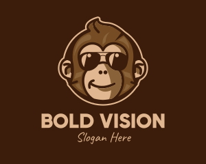 Cool Monkey Shades logo design