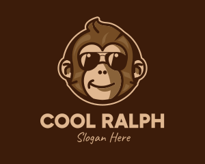 Cool Monkey Shades logo design