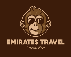 Cool Monkey Shades logo design