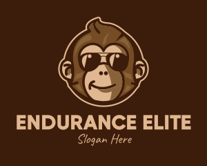 Cool Monkey Shades logo design