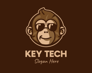 Cool Monkey Shades logo design