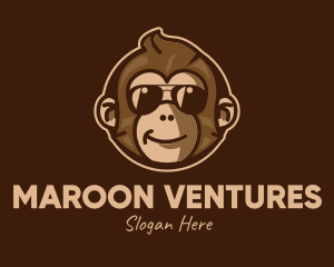 Cool Monkey Shades logo design