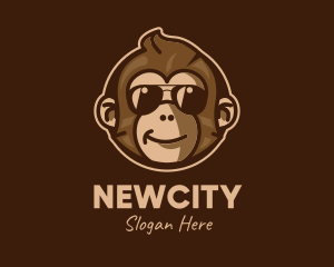 Cool Monkey Shades logo design