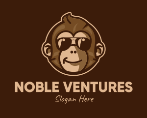 Cool Monkey Shades logo design