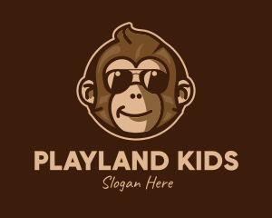 Cool Monkey Shades logo design