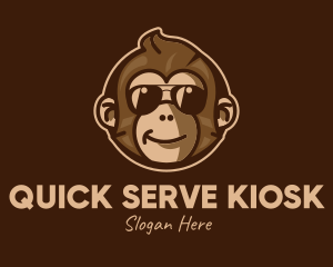 Cool Monkey Shades logo design