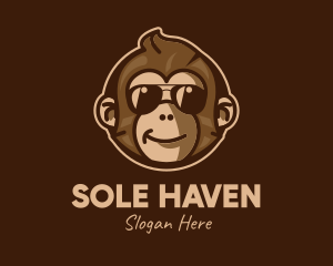 Cool Monkey Shades logo design