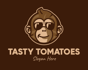 Cool Monkey Shades logo design