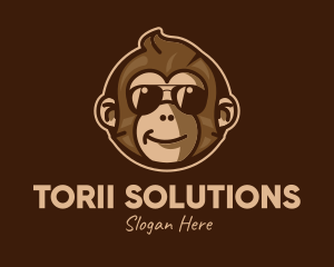 Cool Monkey Shades logo design