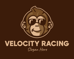 Cool Monkey Shades logo design